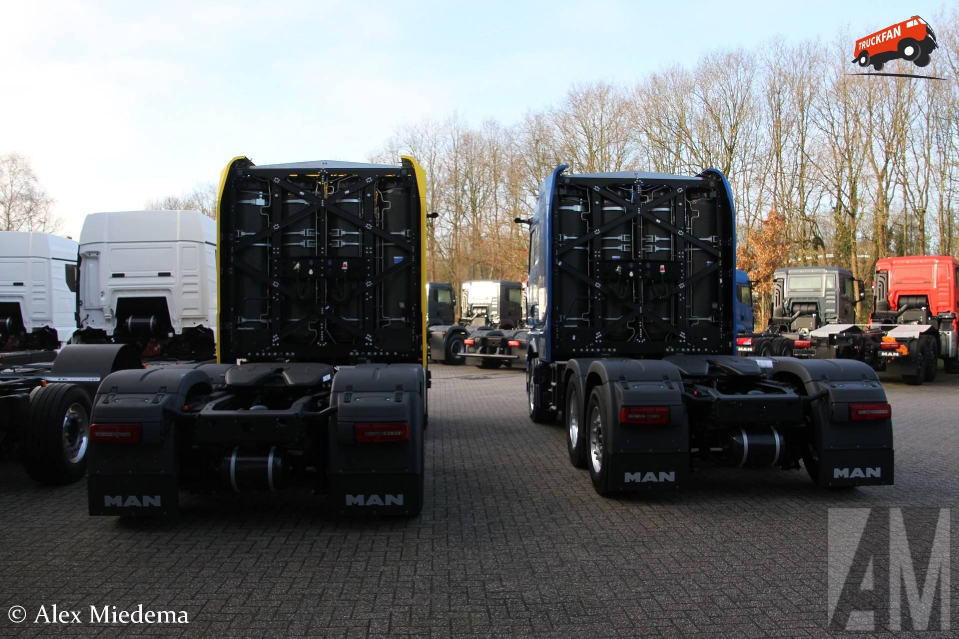 MAN hTGX waterstoftruck in Wierda Joure (december 2025)