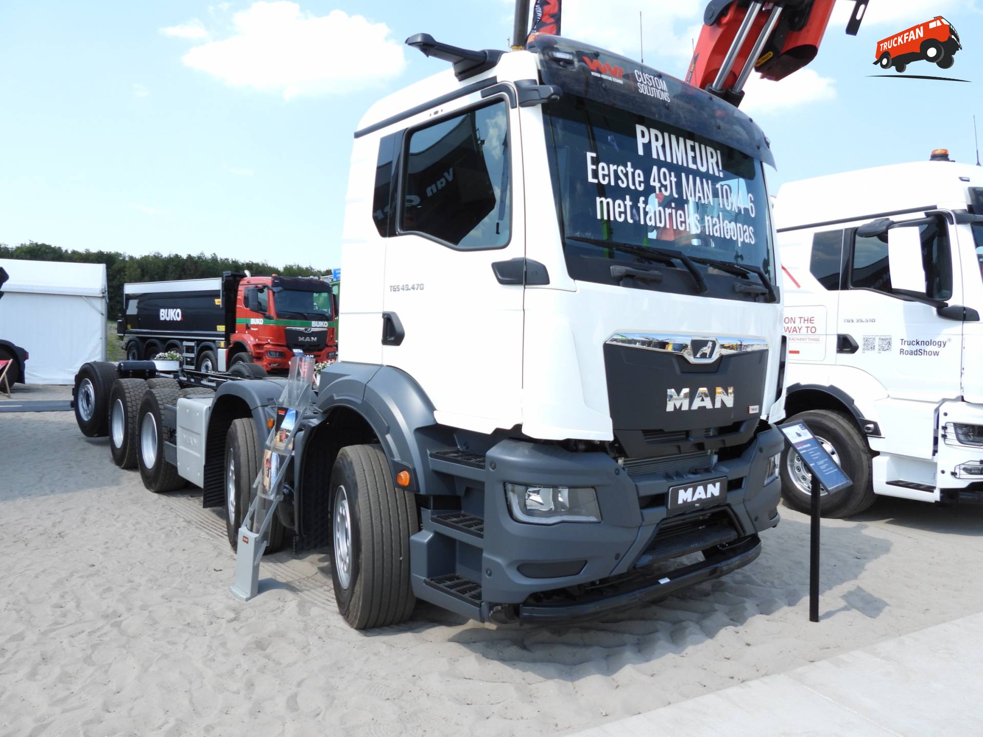 MAN TGS 49.470 10x4-6 chassis truck
