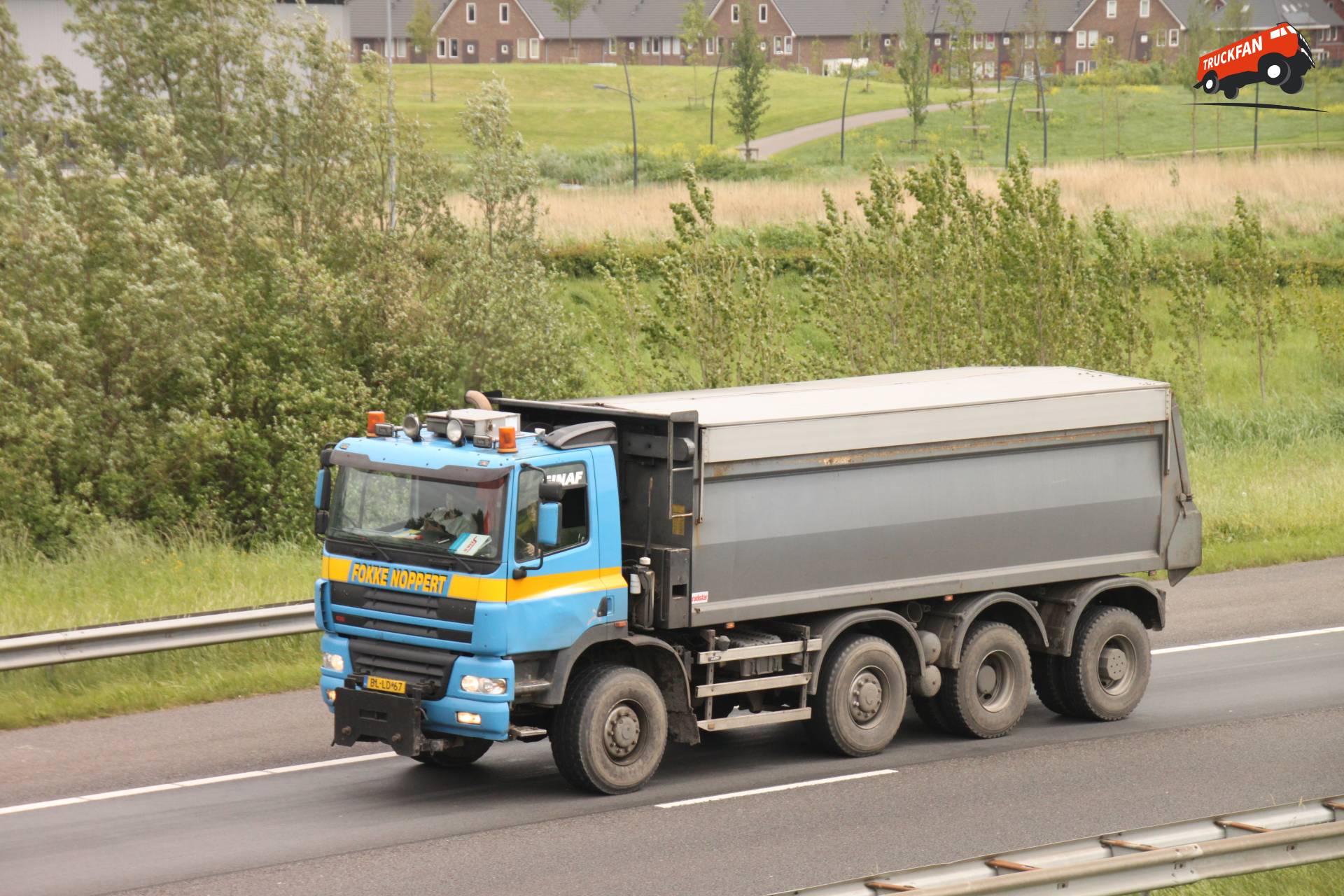 Ginaf X 4446 TS vrachtwagen van Fokke Noppert op 12 mei 2014