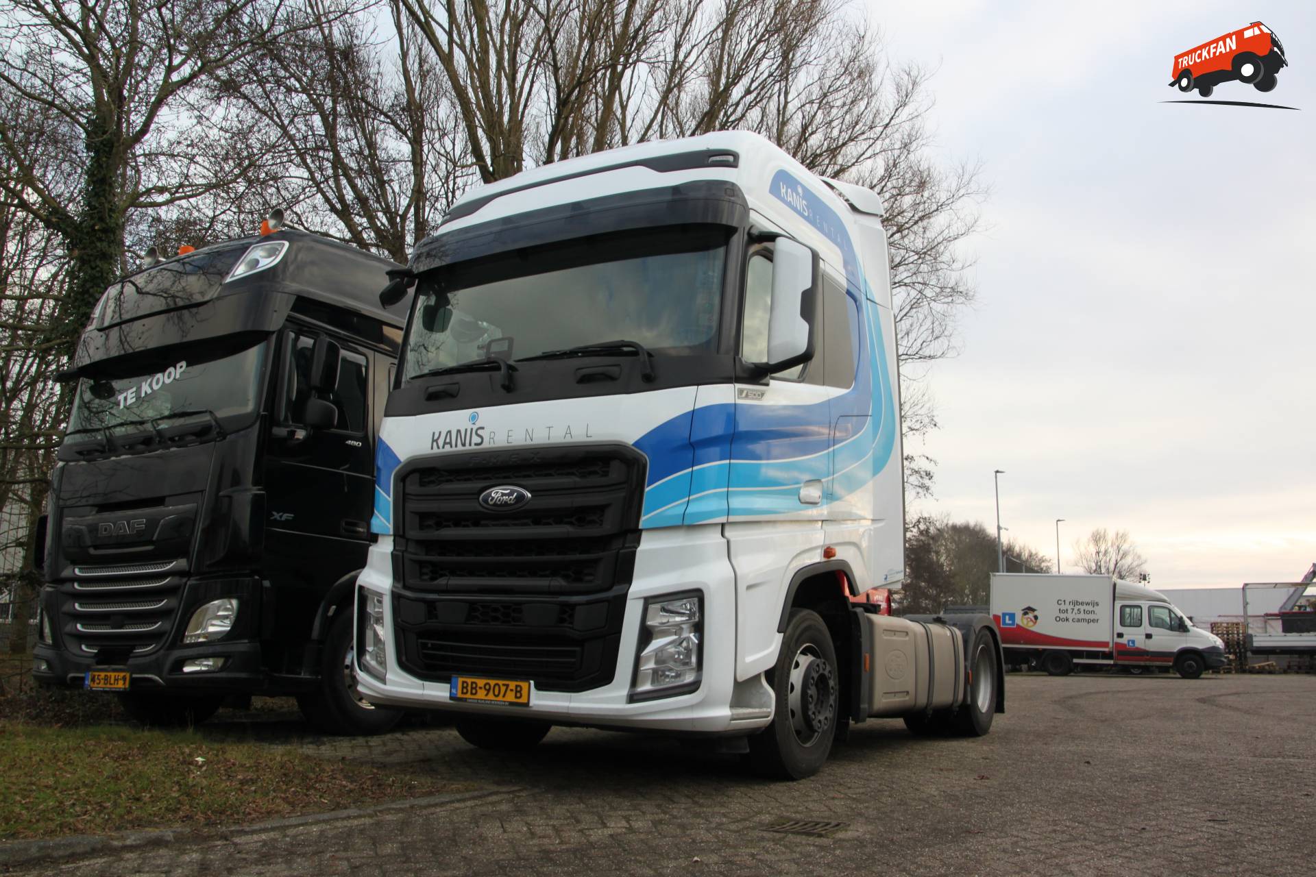 Ford F-Max vrachtwagen bij Kanis Rental op 23 januari 2026