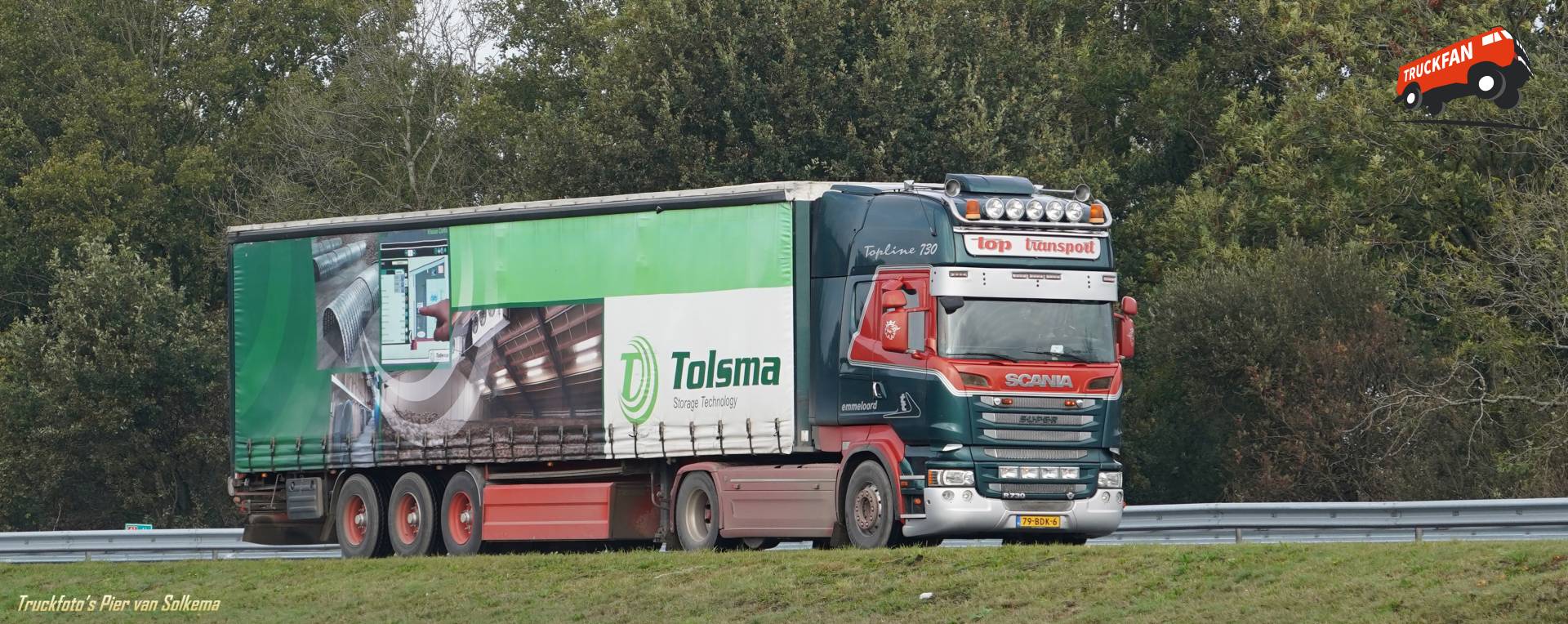 Scania R730 vrachtwagen van TOP Transport