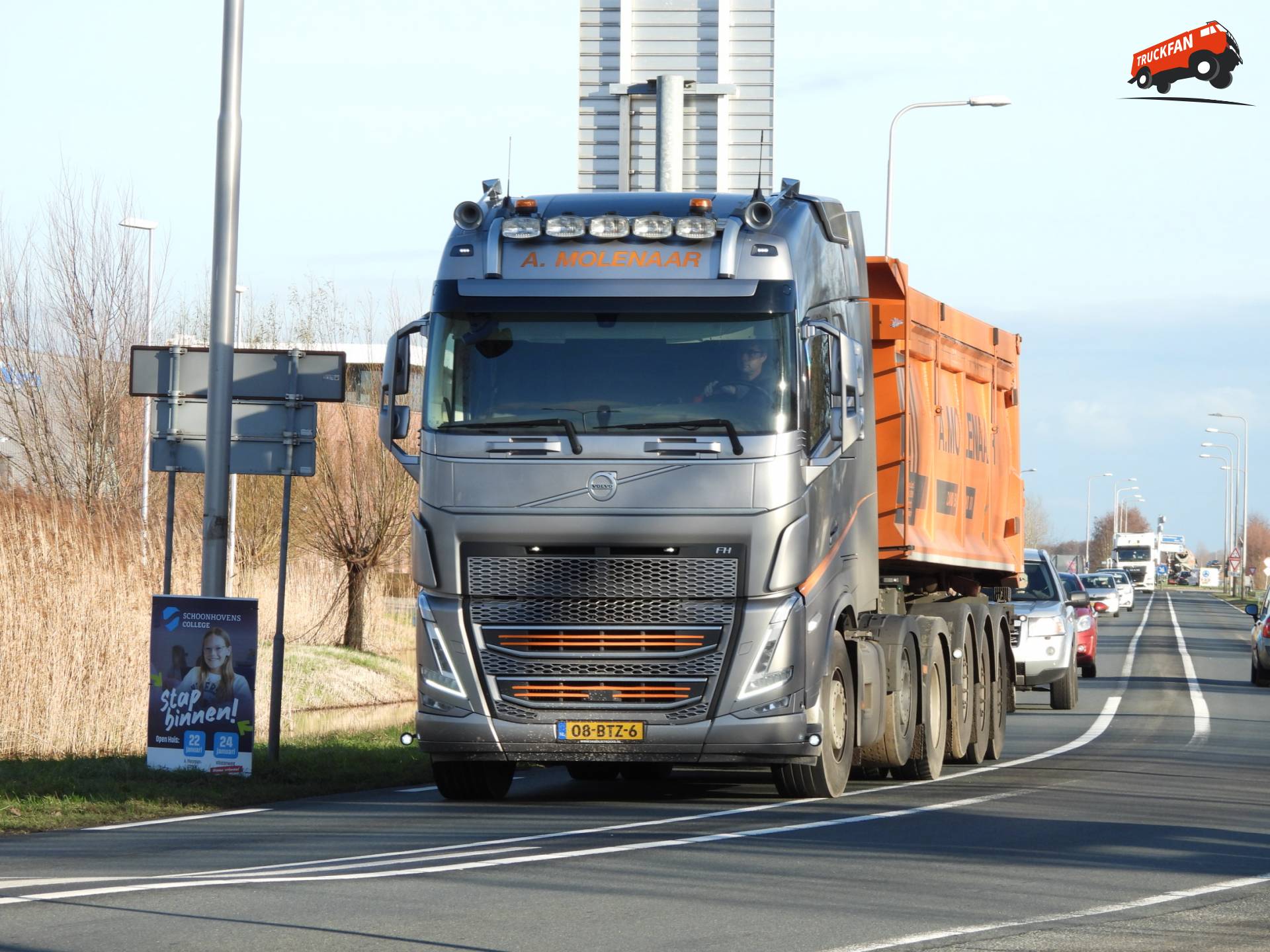 Volvo FH13 500 6x2 vrachtwagen bij Schoonhoven in 2026