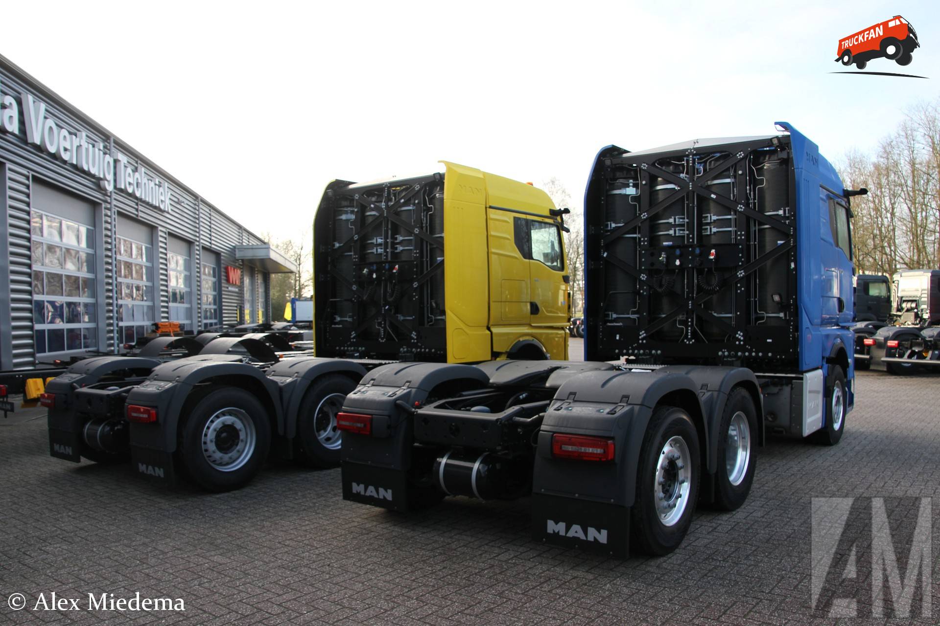 MAN hTGX waterstoftruck in Wierda Joure, december 2025