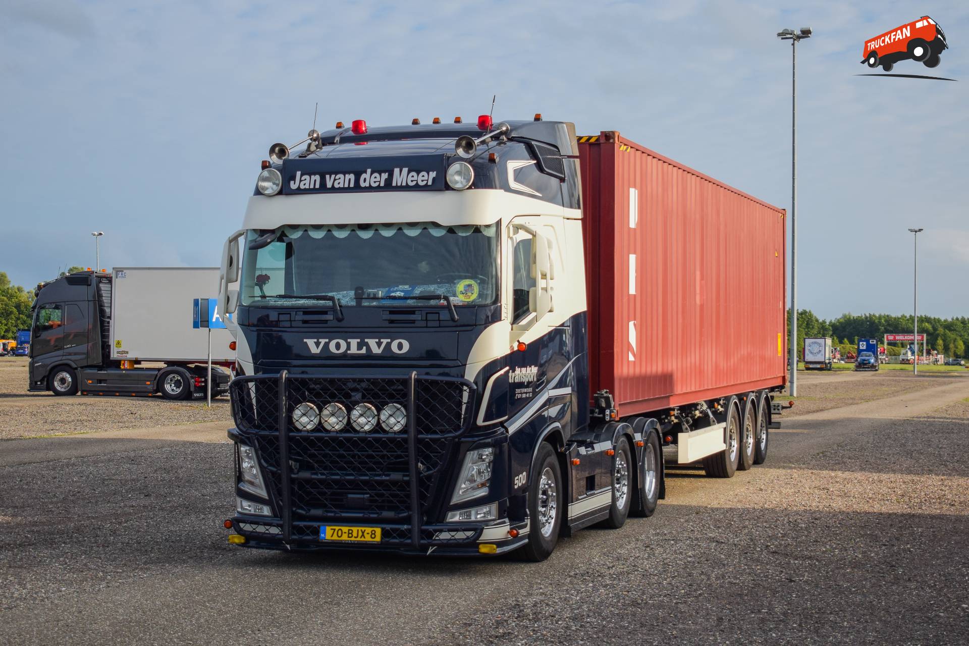 Volvo FH4 vrachtwagen van Jan van der Meer op Truckstarfestival Assen 2025