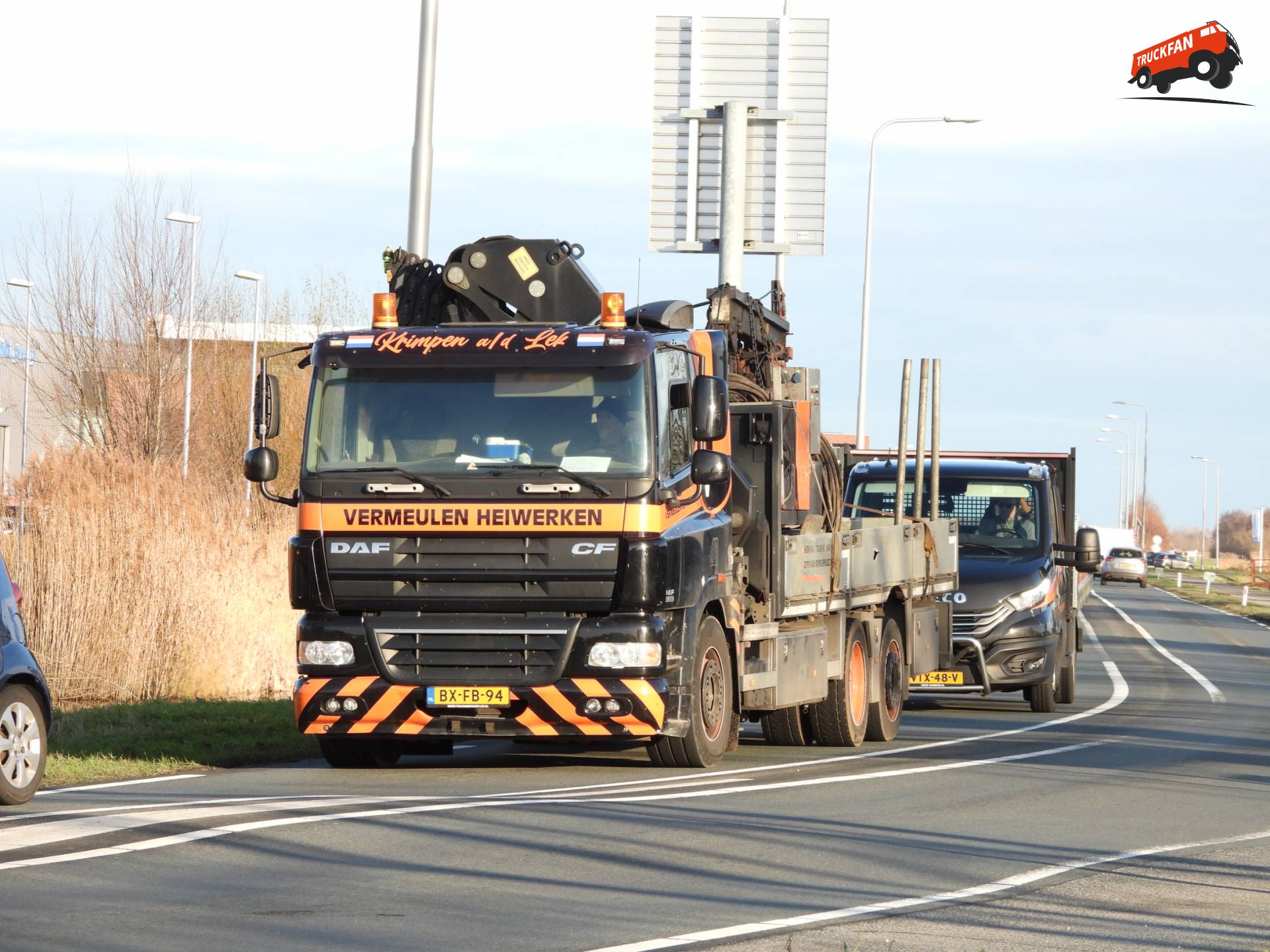DAF CF85 85.360 FAN op N210 bij Schoonhoven