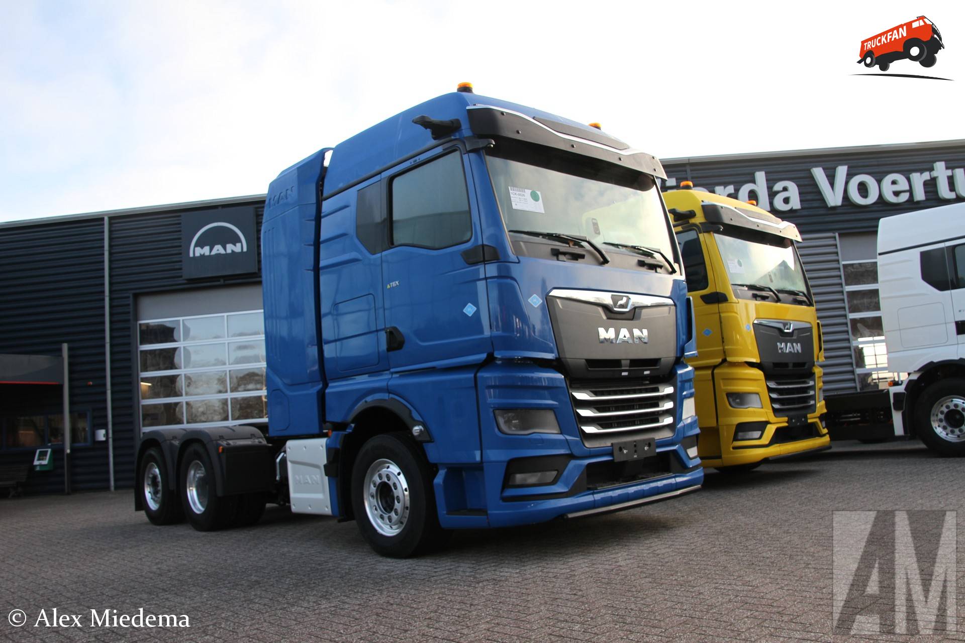 MAN hTGX waterstoftruck in Wierda Joure, december 2025