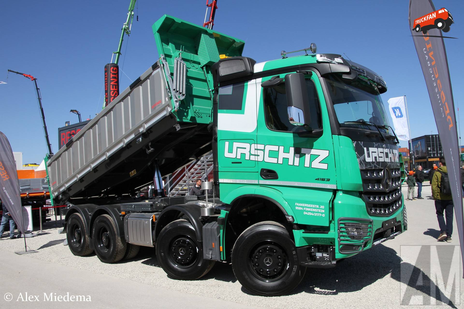 Mercedes-Benz Arocs 4153 op Bauma 2025 in München