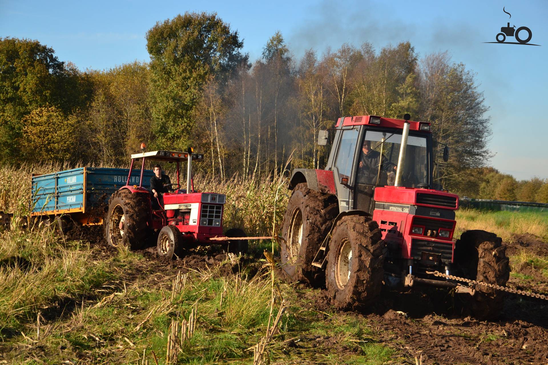Vastgereden - Case International 1255 XL