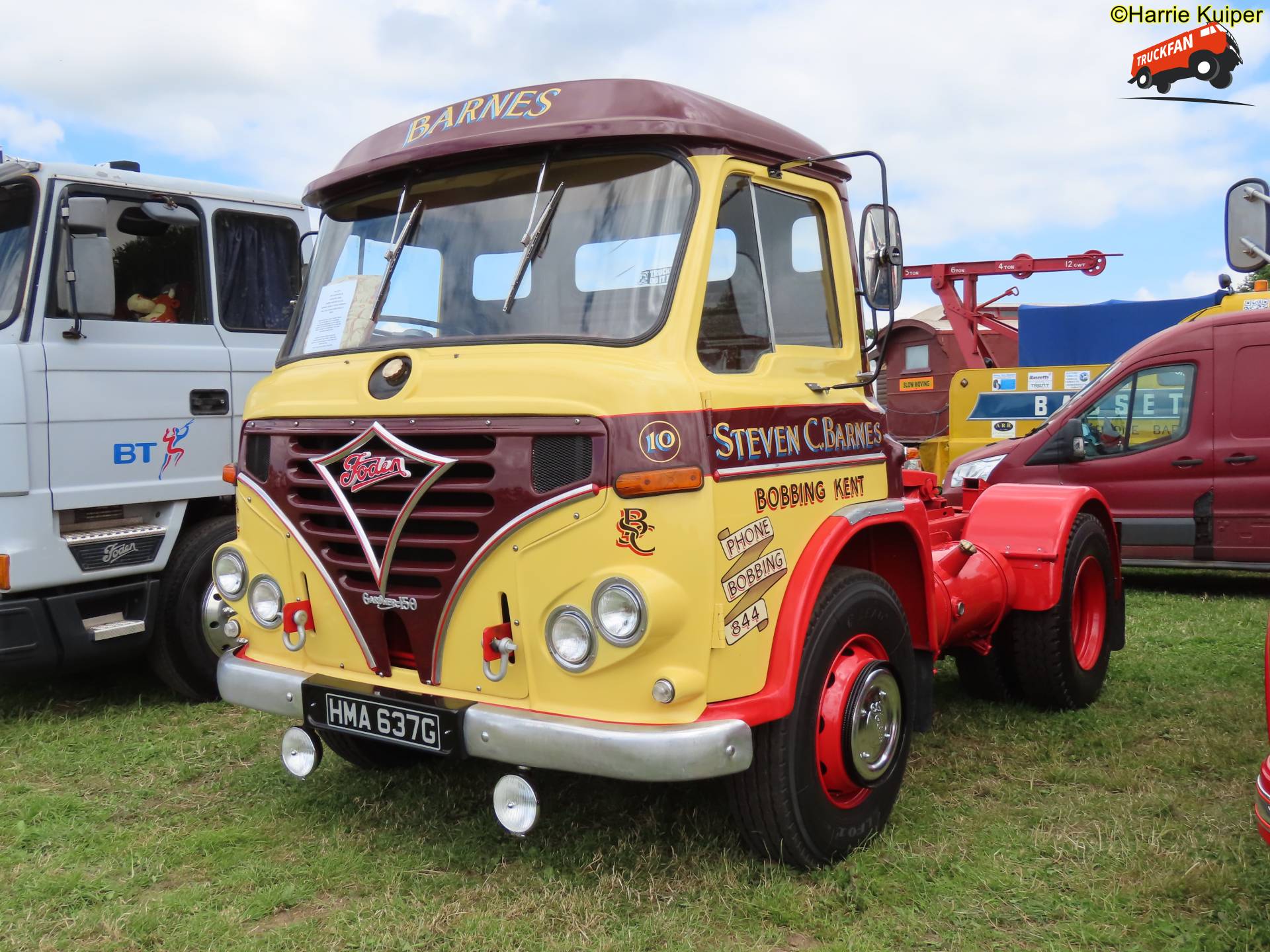Klassieke Foden vrachtwagen op Kelsall Steam & Vintage Rally 2024