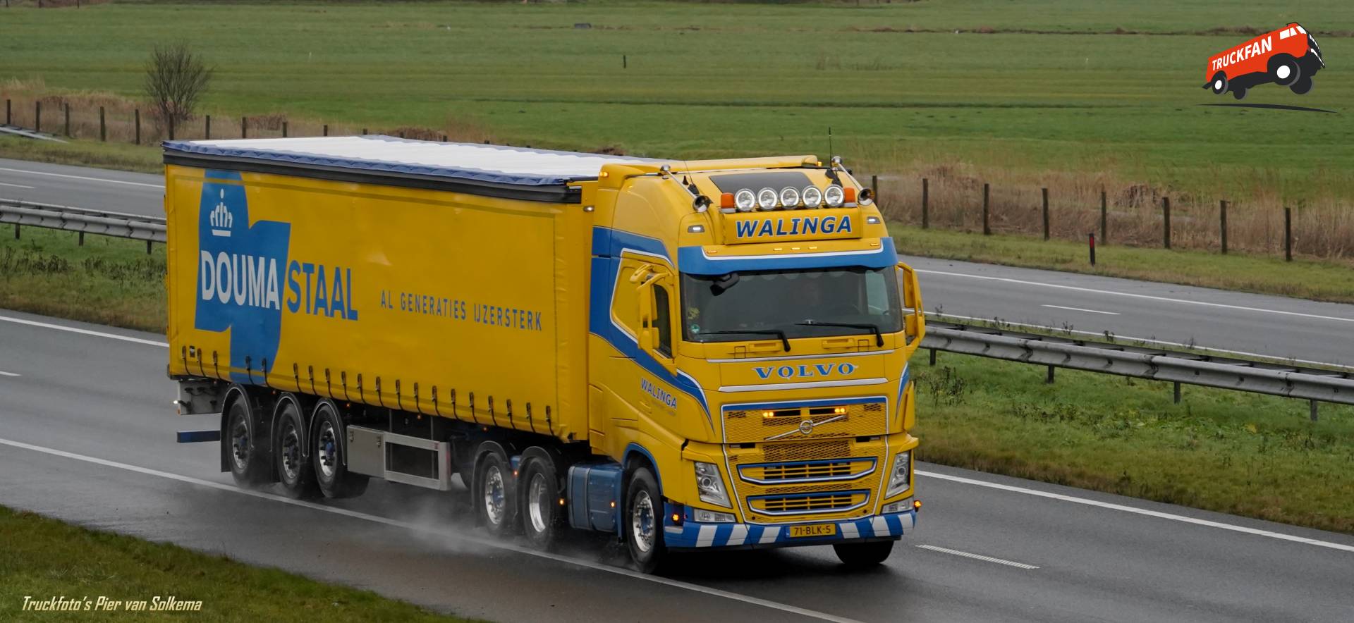 Volvo FH4 vrachtwagen bij A6 Heideskar
