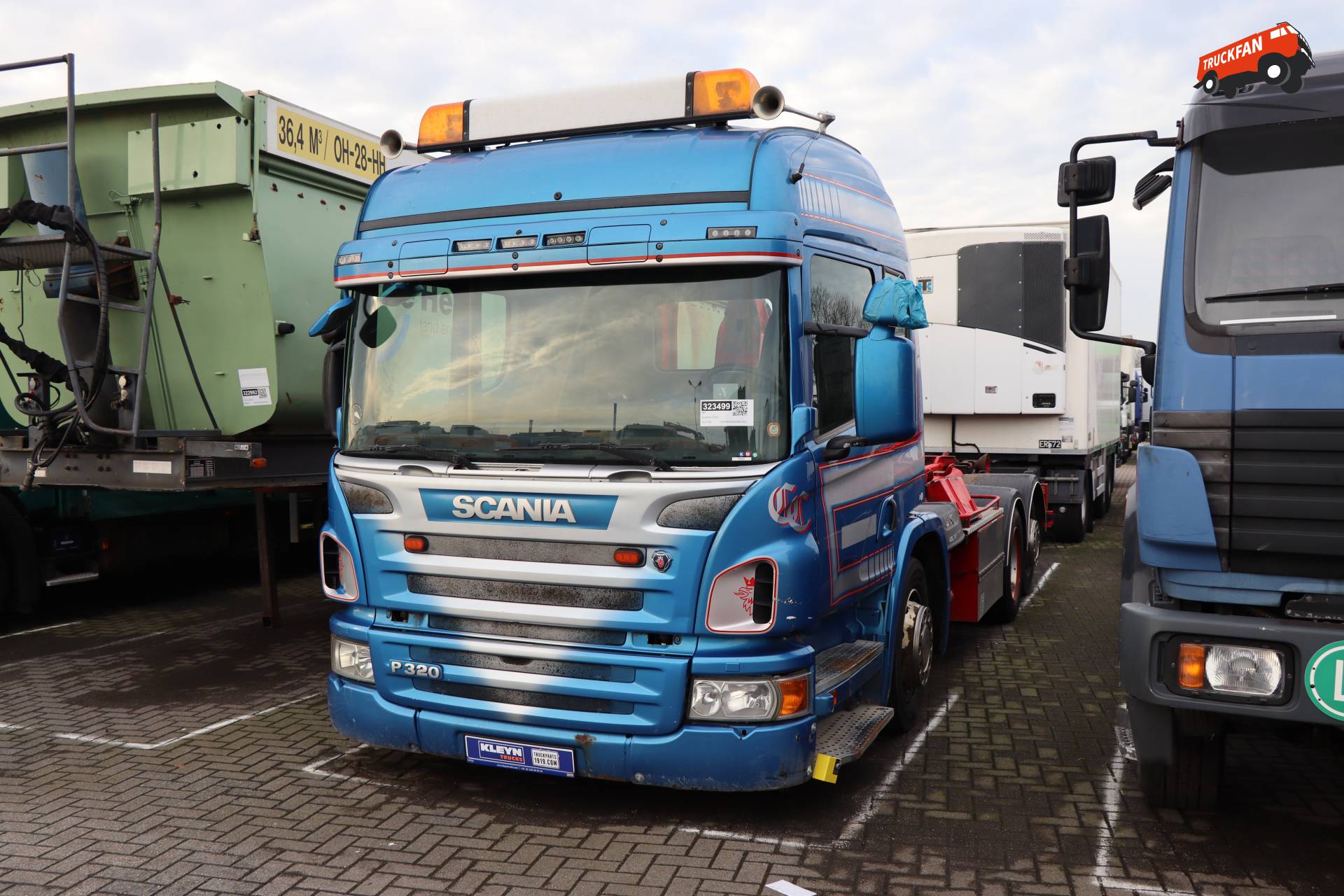 Robuuste Deense stijl Scania P320 bij Kleyn Trucks