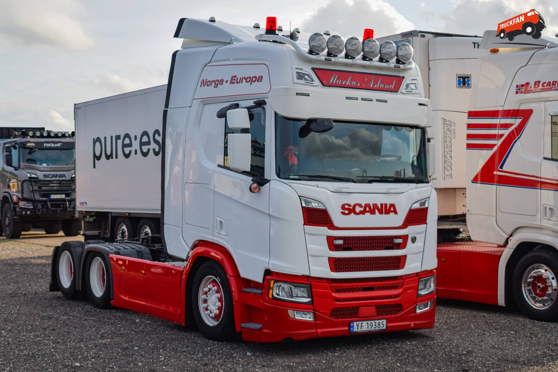 Markus Åslund Transport uit Skreia met Scania R540