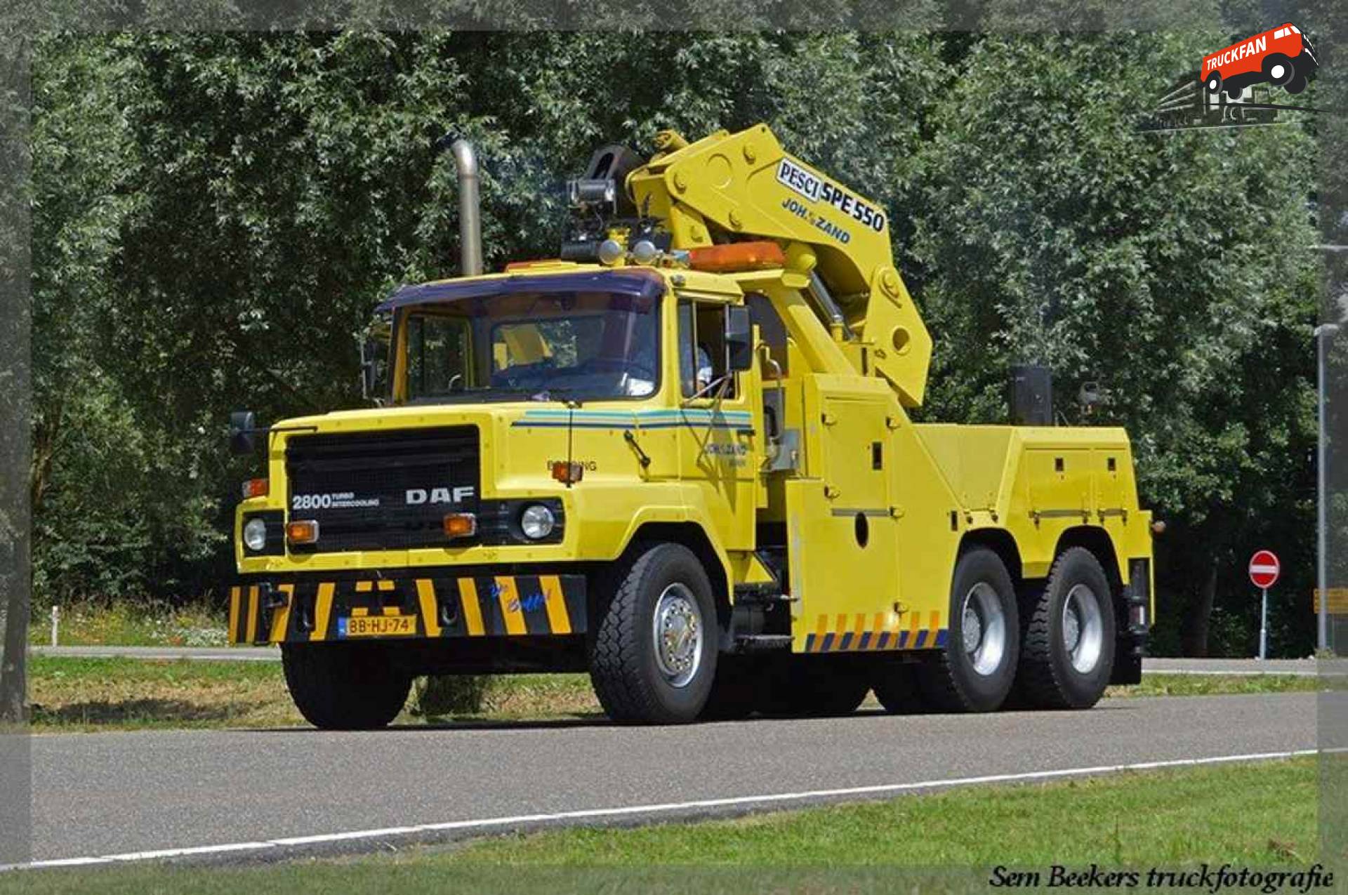 Foto DAF N2800 Van Internationaal Bergingsbedrijf Joh. Van Der Zand ...