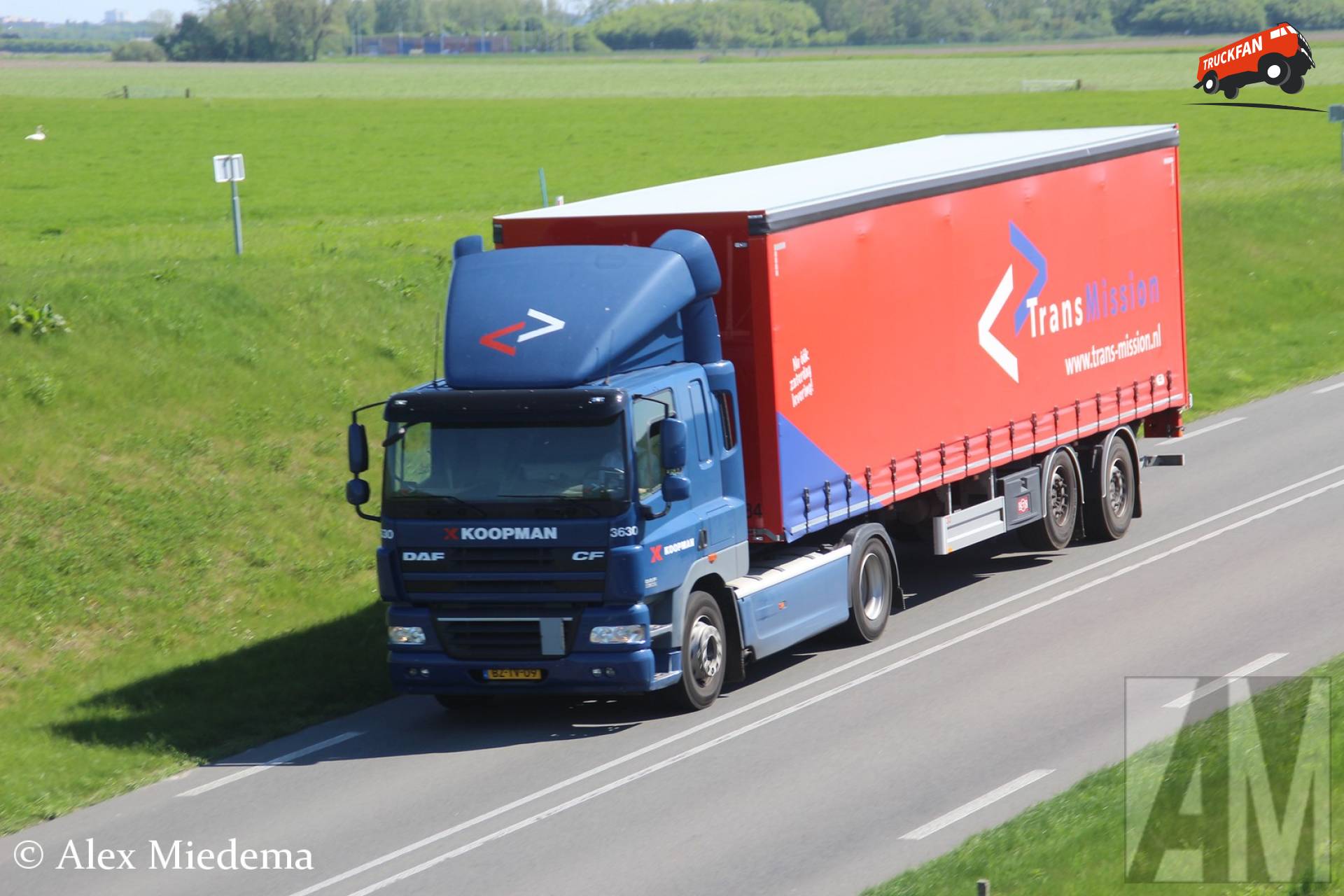 Foto DAF CF85 van Koopman Autotransport B.V., Transmission B.V. TruckFan