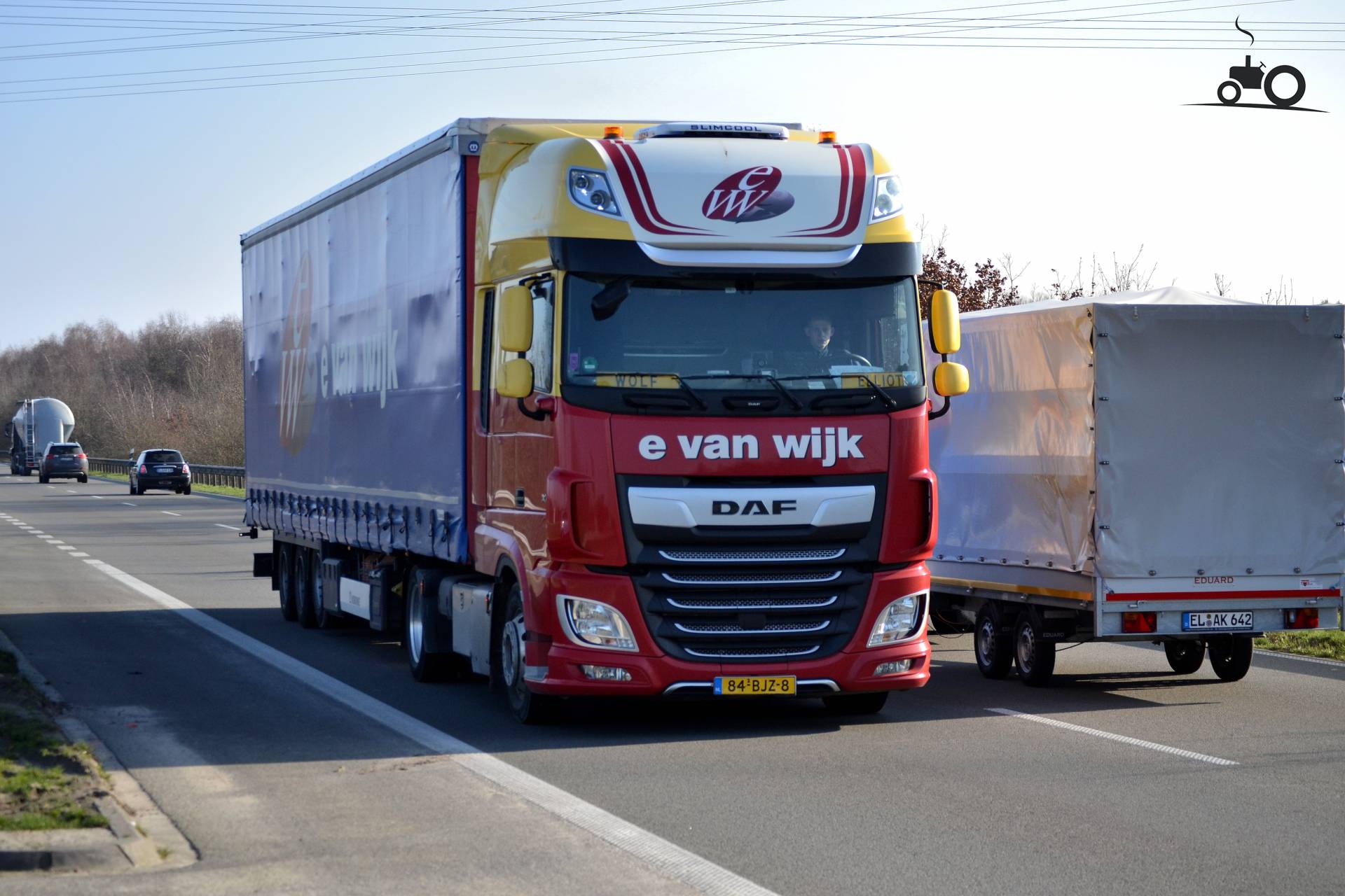 Foto DAF XF Euro 6 van E. van Wijk Logistics B.V. TruckFan