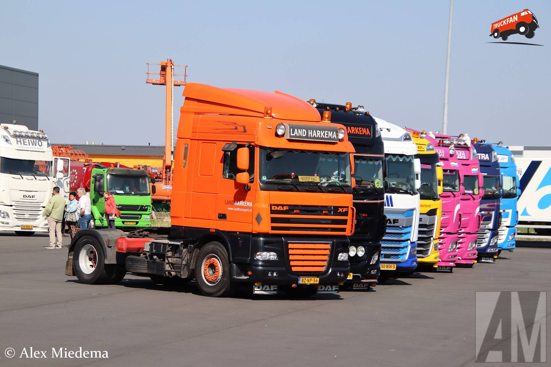 Foto Daf Xf105 Van Land Transport Truckfan