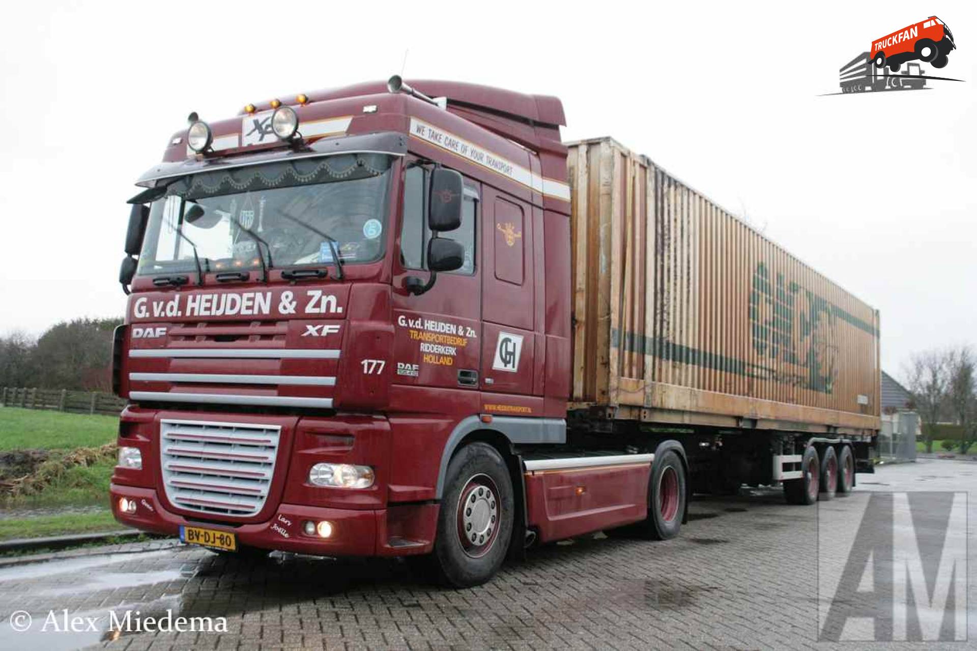 Foto Daf Xf105 Van Transportbedr G Van Der Heijden And Zn Bv Truckfan