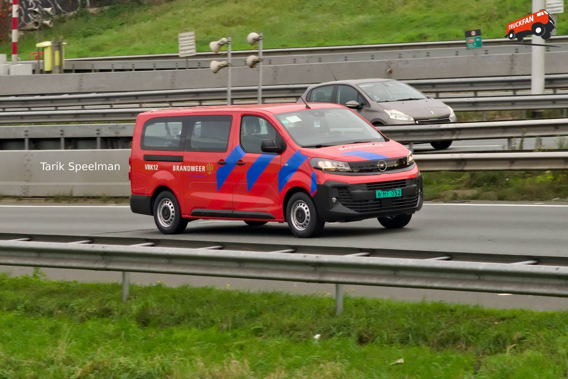 Opel Vivaro van de Brandweer VBK12