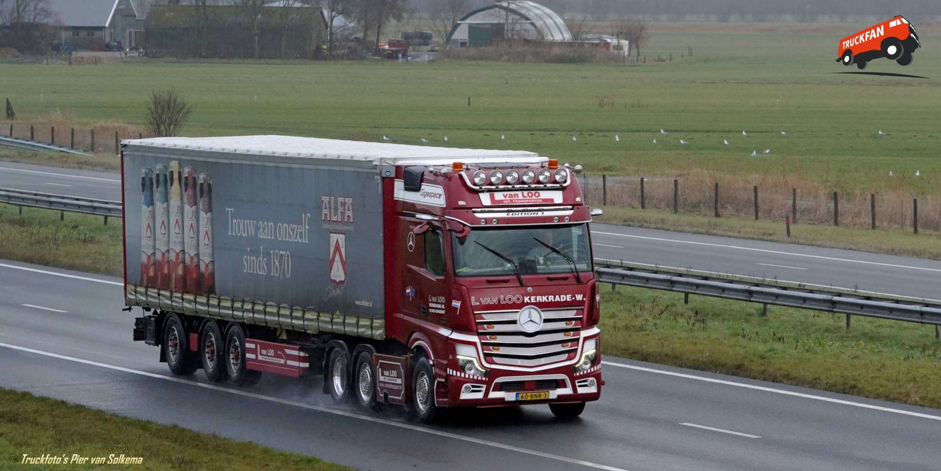 Mercedes Benz Actros op A6 Heideskar
