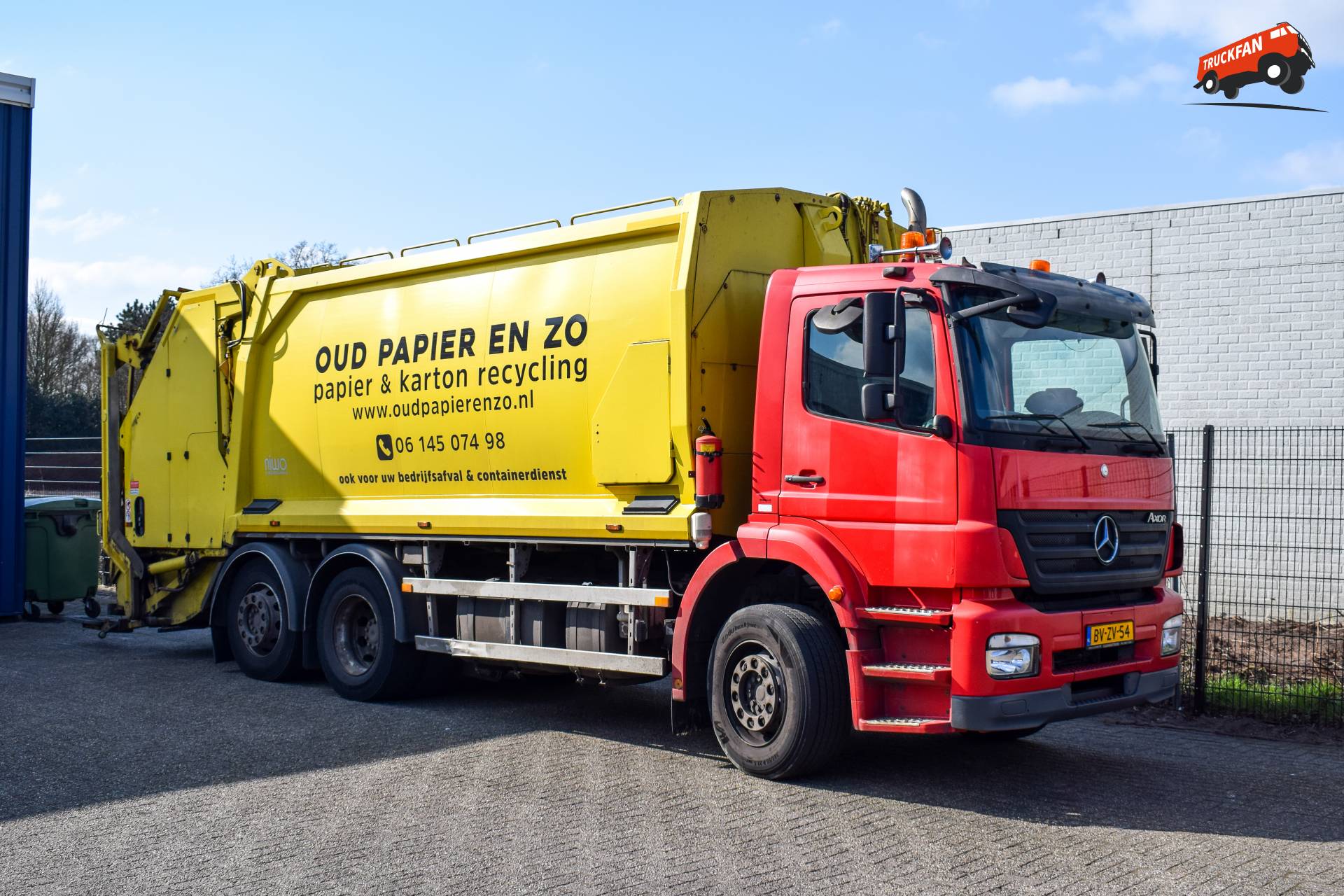 Mercedes-Benz Axor in actie tijdens Open Bedrijvendag Almelo 2025