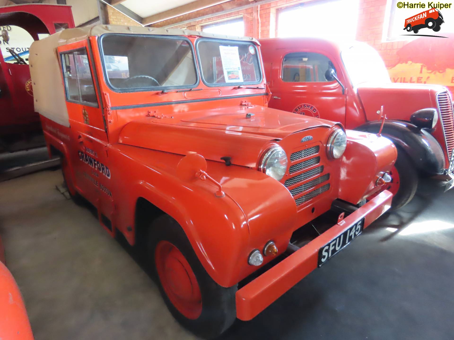 Austin Gipsy vehicle during 2024 road trip