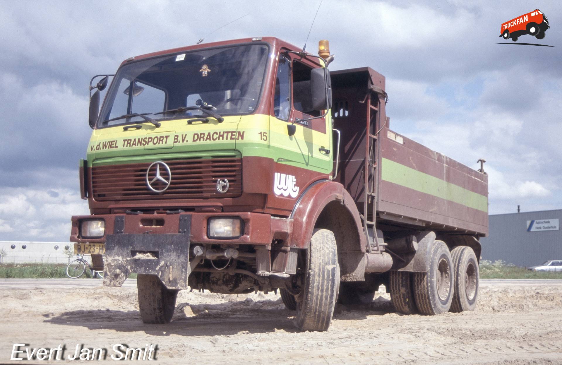 Wagen 15 in actie: zandvervoer voor nieuw Huisman Transport gebouw
