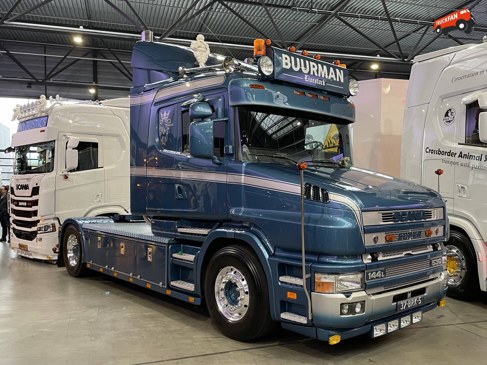 Prachtige Scania vrachtwagen van Buurman tijdens Megatruckfestival