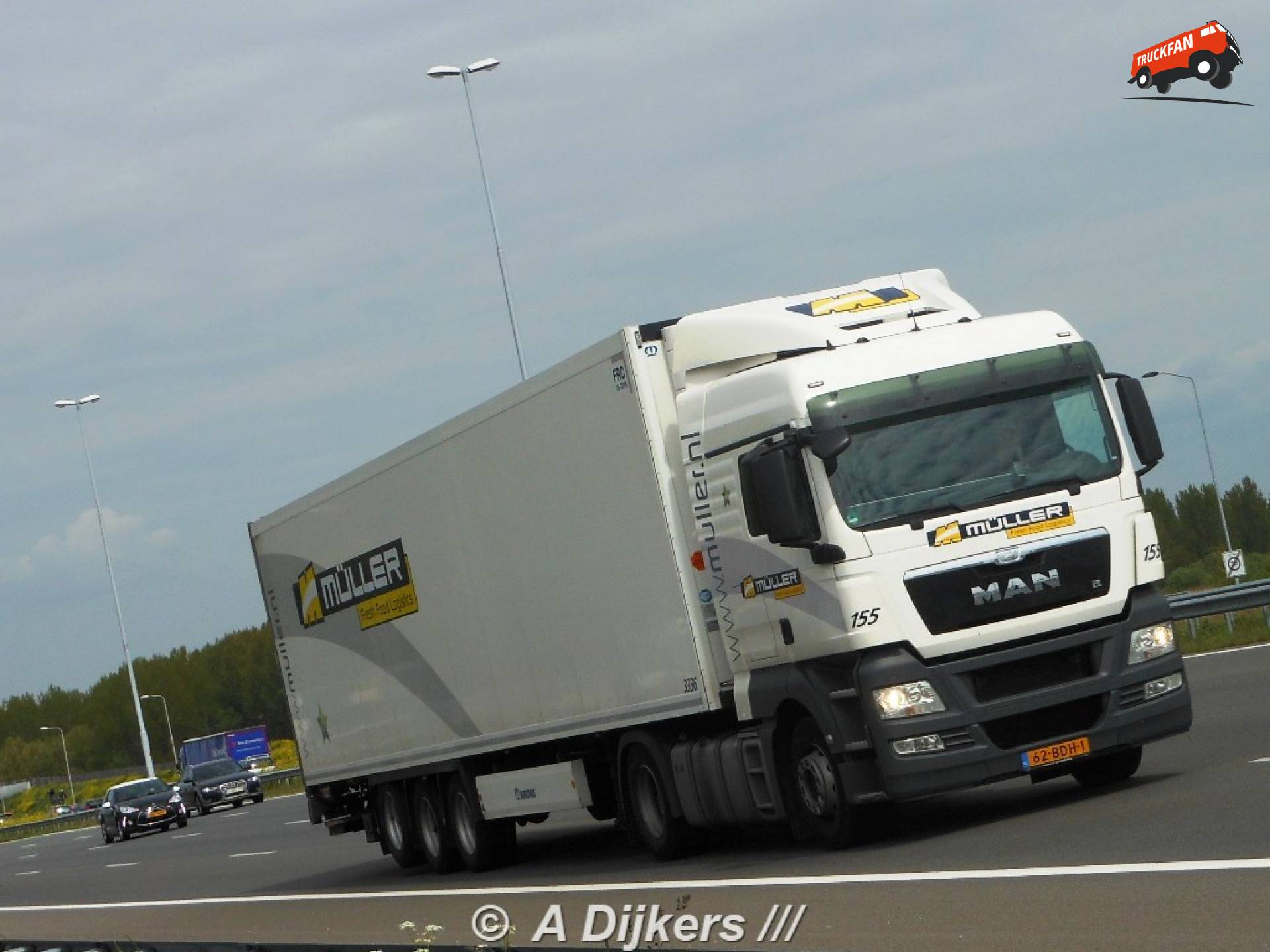 Foto MAN TGX 1st gen van Müller Fresh Food Logistics B.V. - TruckFan