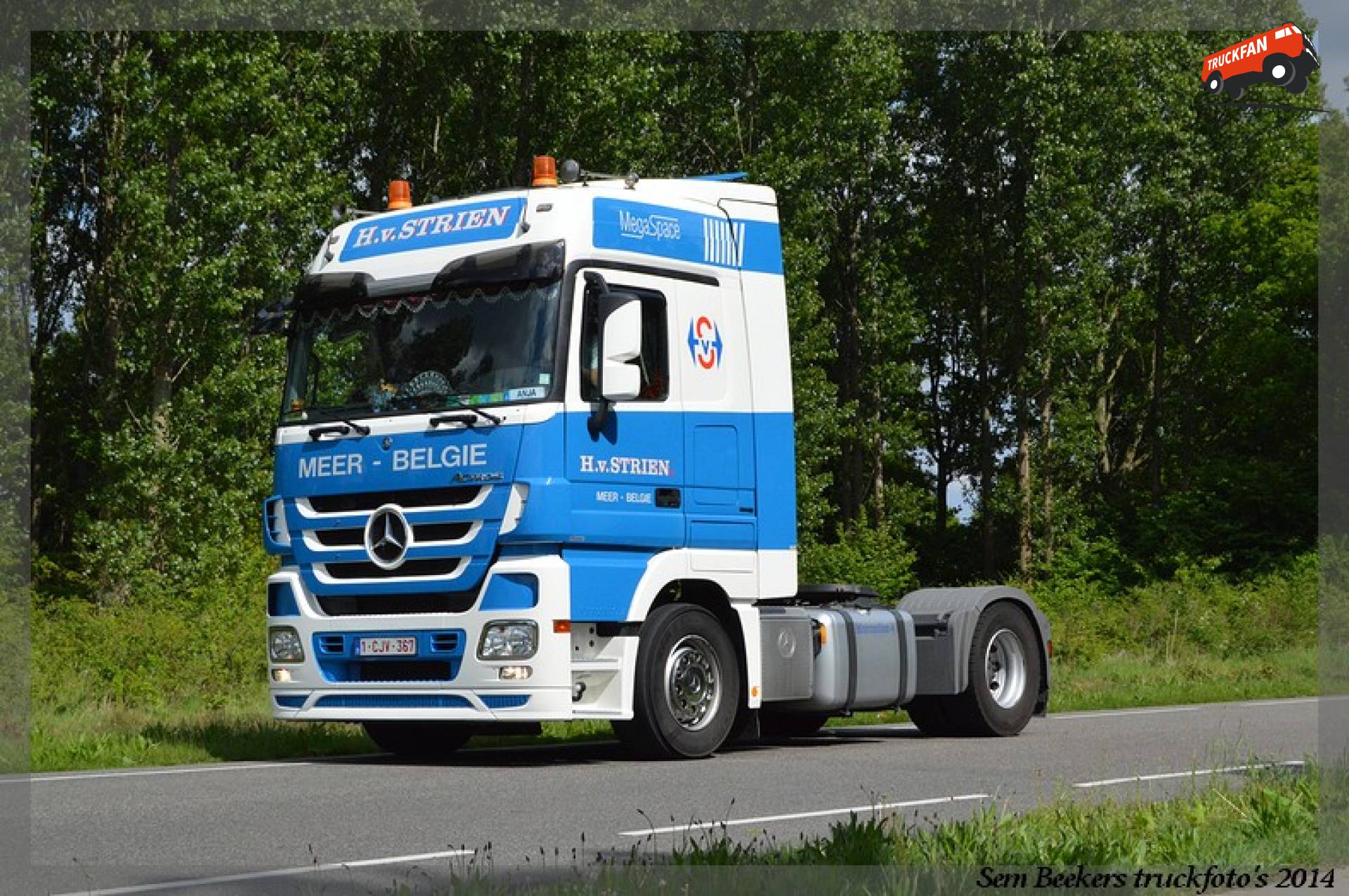 Foto Mercedes-Benz Actros MP3 Van Transportbedrijf H. Van Strien B.V ...