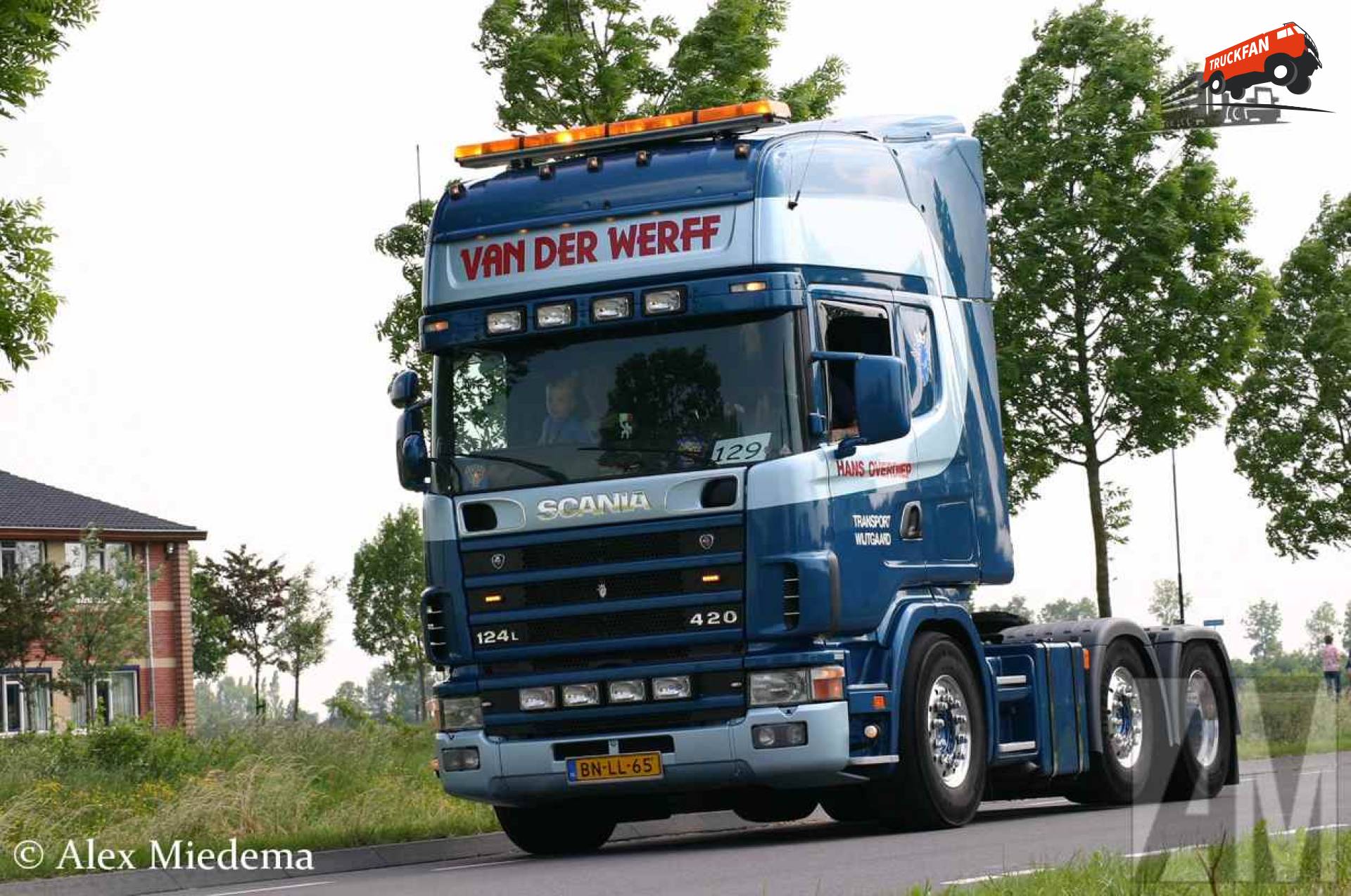 Foto Scania 124 Van Van Der Werff Logistics Heerenveen B.V ...