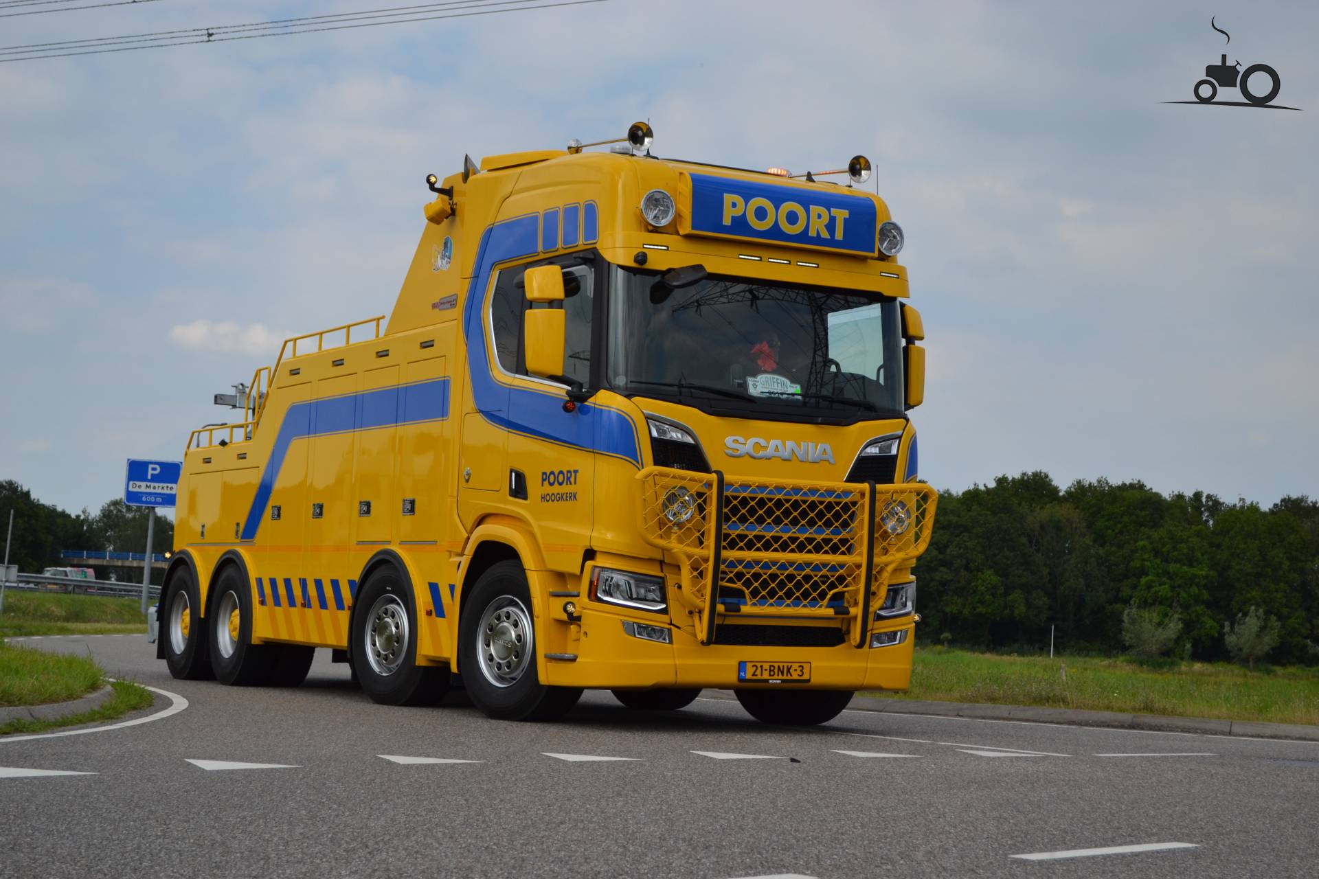 moord Boost ga verder Poort Hoogkerk heeft Scania R650 V8 8x4 als bergingstruck - Alex Miedema