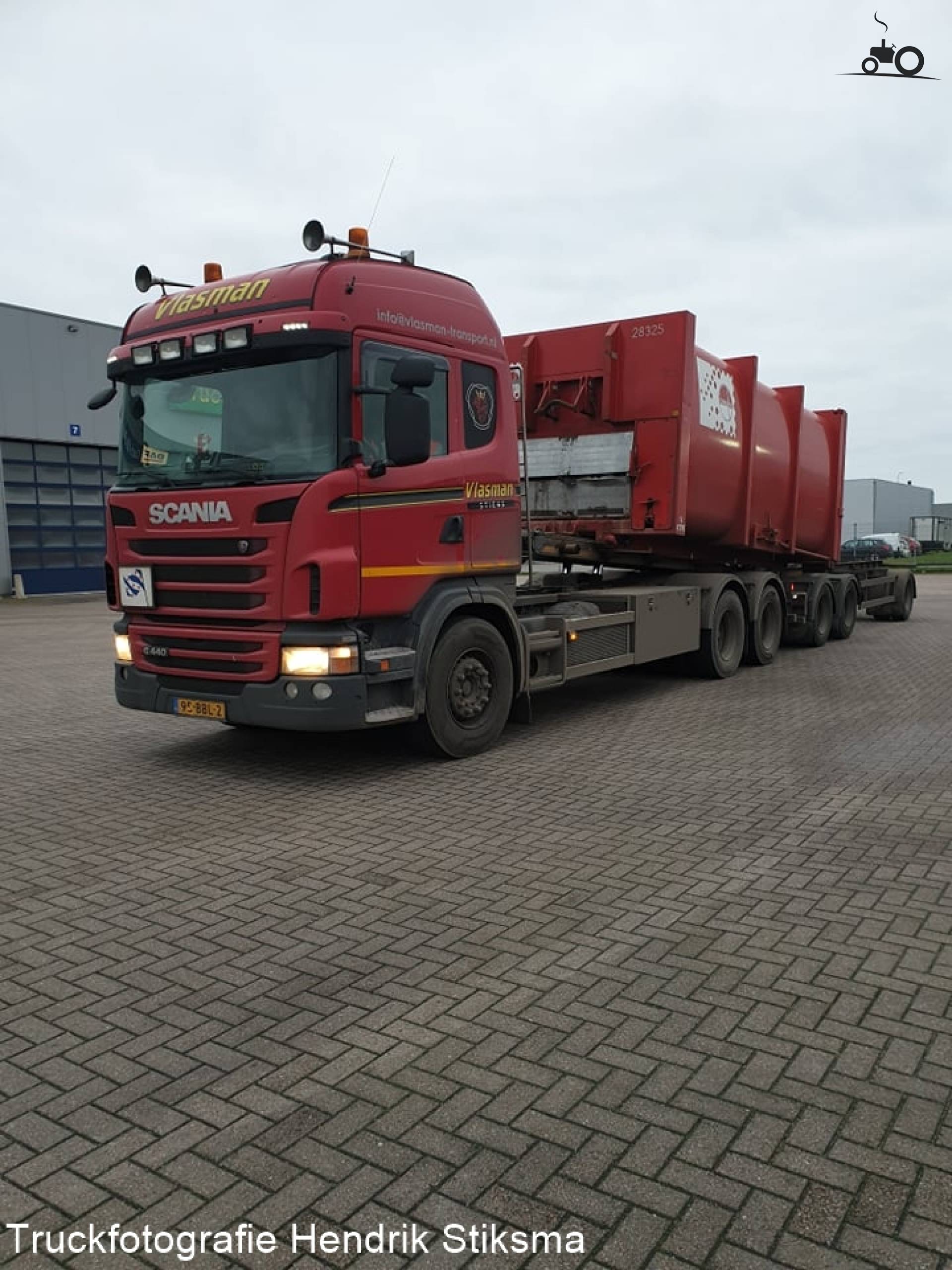 Foto Scania G440 Van Firma P Vlasman En Zonen Truckfan