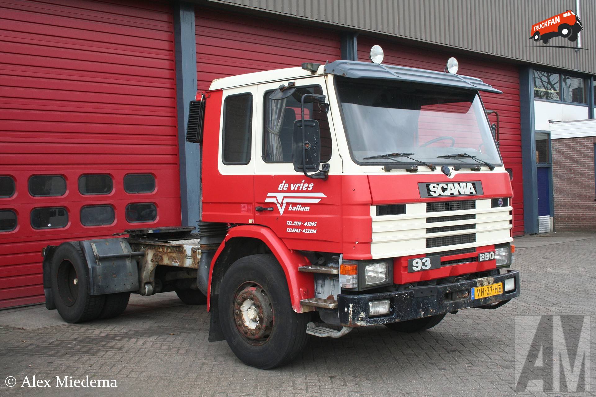 Foto Scania 93 Van De Vries En Zn. Hallum - TruckFan