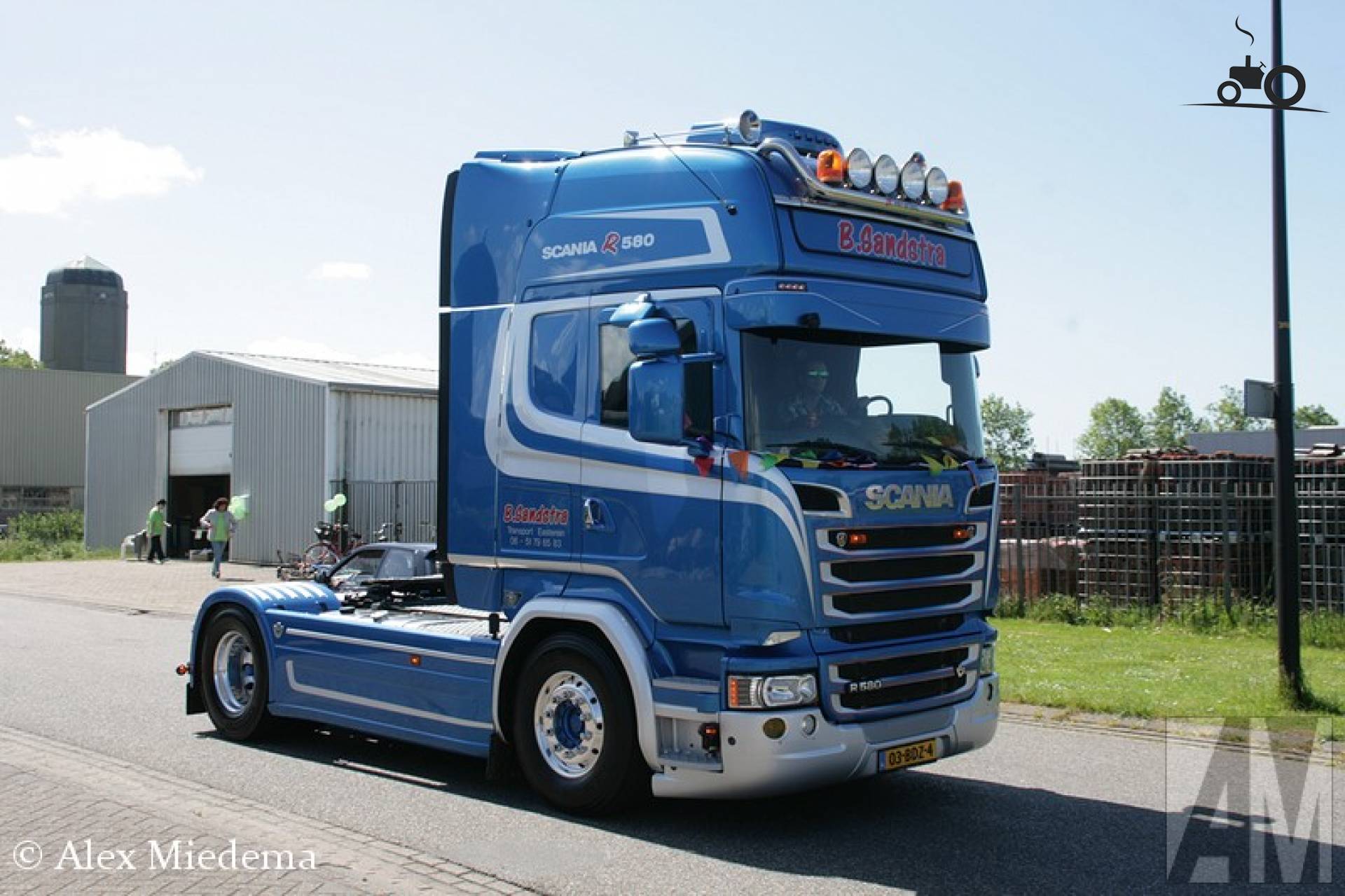 Foto Scania R580 Van Internationaal Transportbedrijf Sandstra, B ...