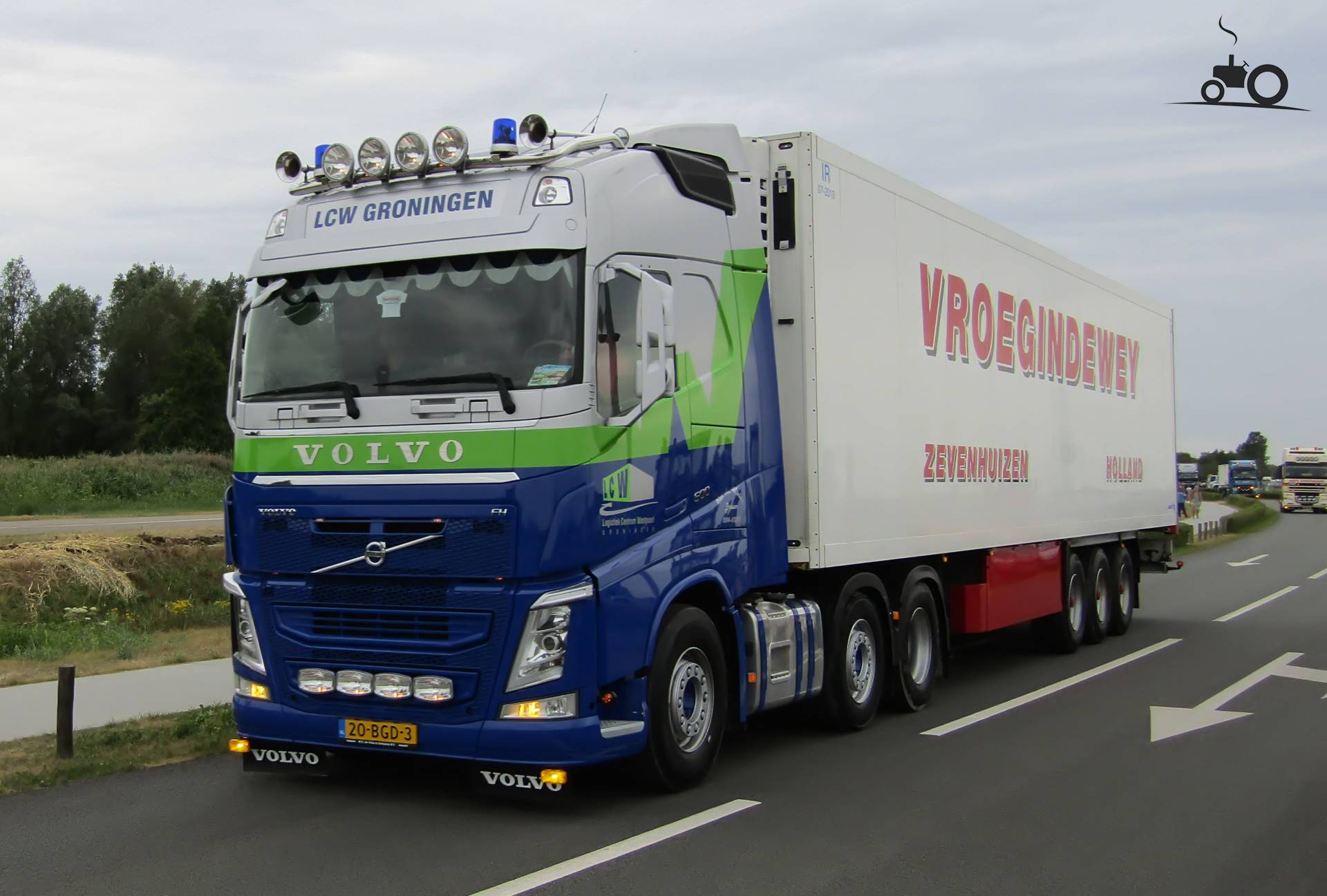 Volvo FH4 Van Der Wielen Transport Grootegast, Lucas Ensing