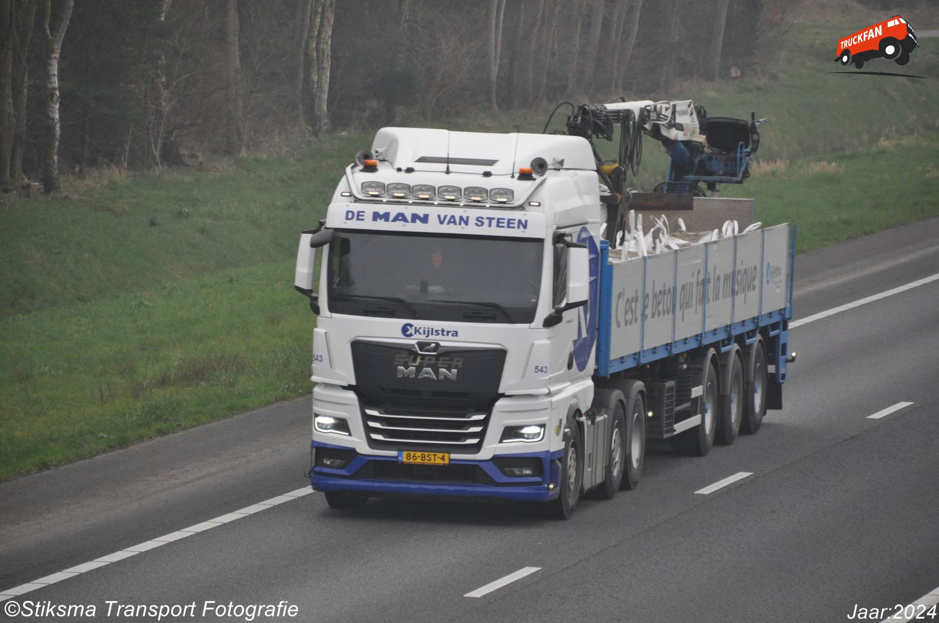 vrachtwagen M.A.N.