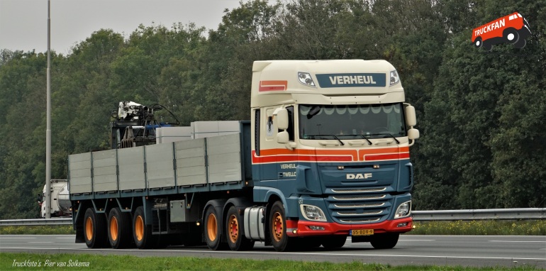 Foto DAF XF Euro 6 van Transportbedrijf A. Verheul B.V