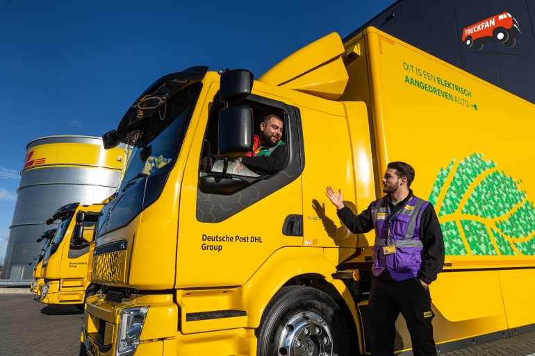 Foto Volvo Fl Electric Van Dhl Express Netherlands Bv Truckfan