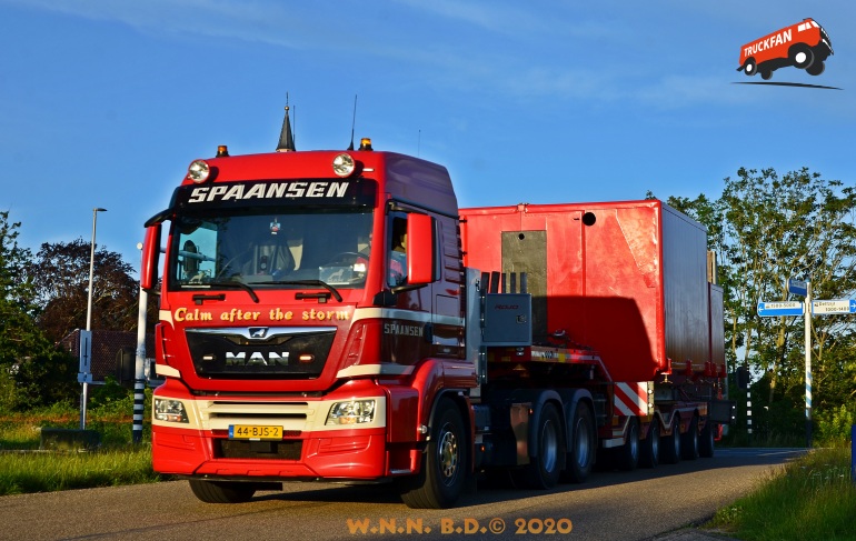 Foto Vrachtwagen M.A.N. Van Spaansen Grondstoffen En Logistiek B.V ...