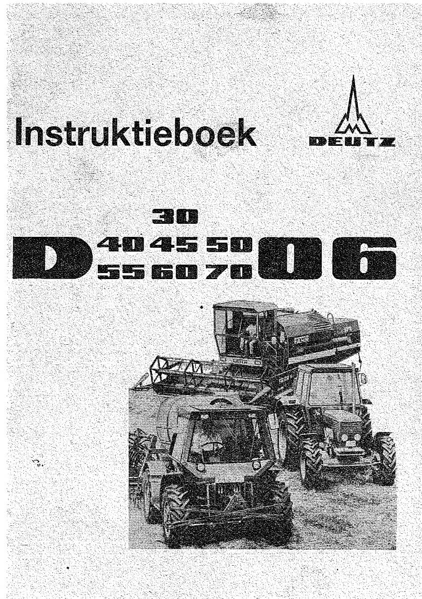 Instructieboek - Deutz 06 serie